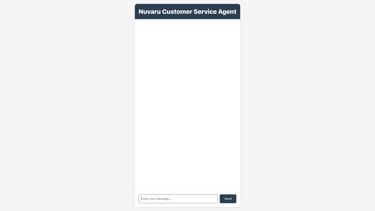 AI-Powered Customer Service Agent for SMEs interface